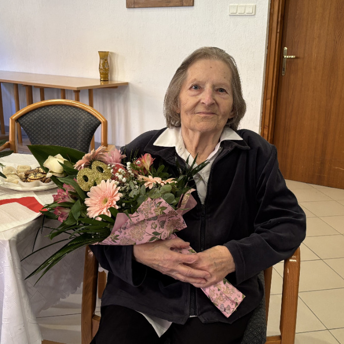 Börcsök István Józsefné köszöntése 90. születésnapja alkalmából