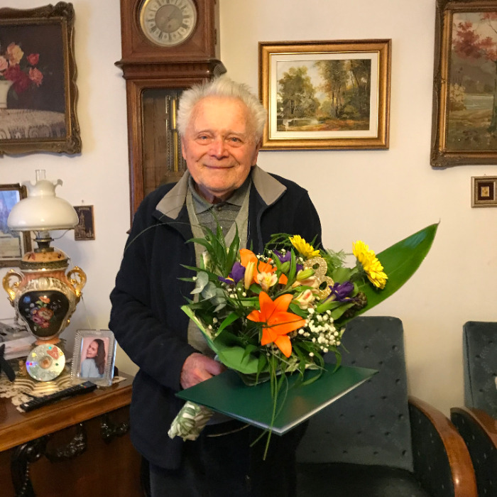 Botta-Dukát Mihály köszöntése 90. születésnapja alkalmából