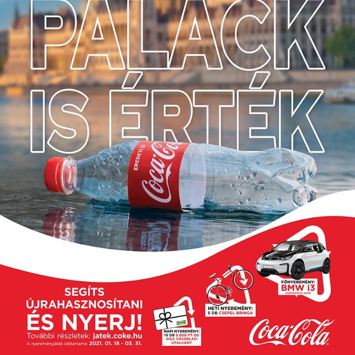A Coca-Cola a szelektív hulladékgyűjtés fontosságára hívja fel a figyelmet