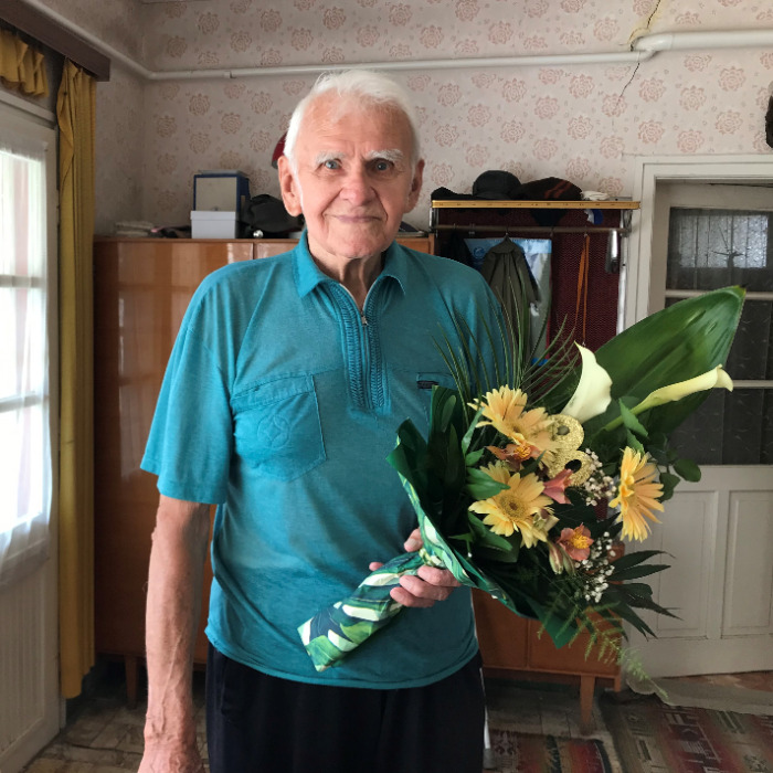 Cséfalvay József köszöntése 90. születésnapja alkalmából
