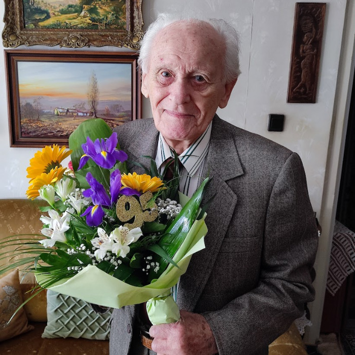 Daridai Róbert köszöntése 95. születésnapja alkalmából
