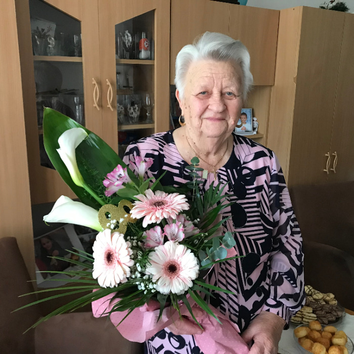 Franyó Pálné köszöntése 90. születésnapja alkalmából