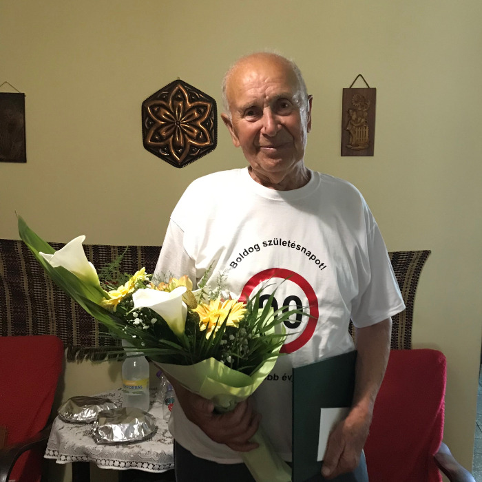 Ilyés Gábor köszöntése 90. születésnapja alkalmából