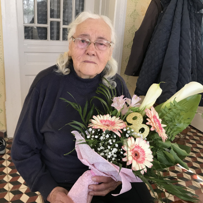 Urbán Andrásné köszöntése 90. születésnapja alkalmából