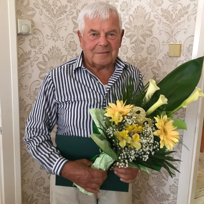 Kazár Mihály köszöntése 90. születésnapja alkalmából