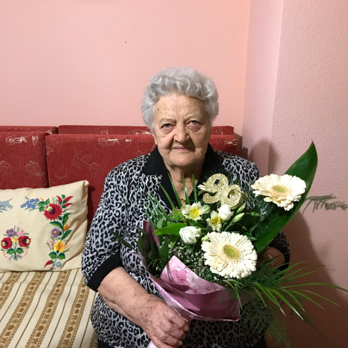 Malatinszki Jánosné köszöntése 90. születésnapja alkalmából