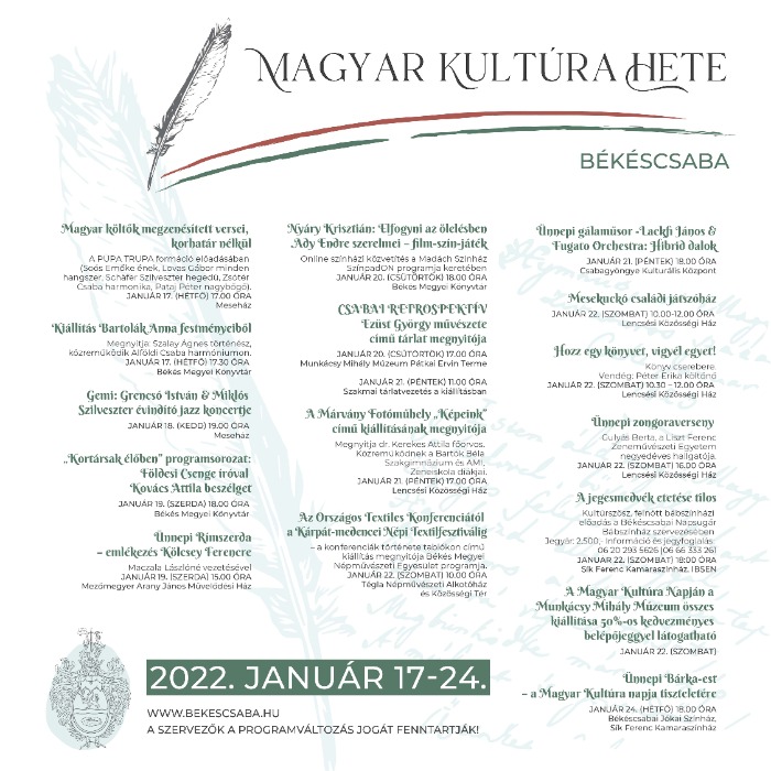 Magyar Kultúra Hete 2022