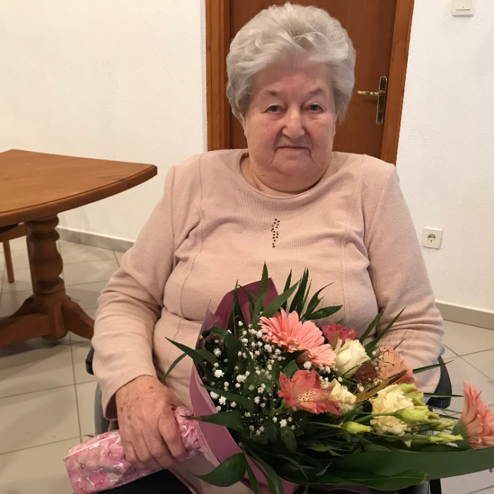 Weigert Mihályné köszöntése 90. születésnapja alkalmából