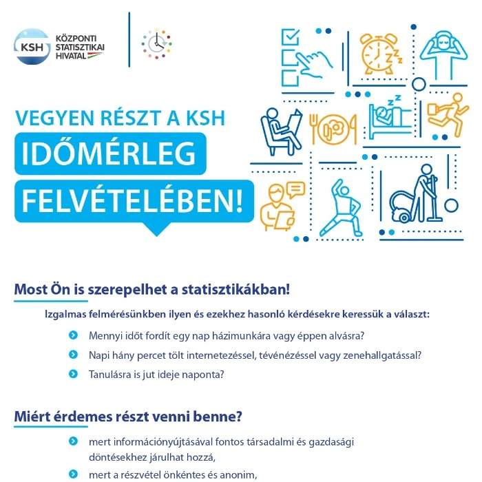 vegyen részt a ksh időmérleg felvételében! képe