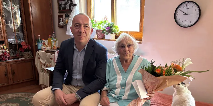 prorok mihályné köszöntése 90. születésnapja alkalmából képe