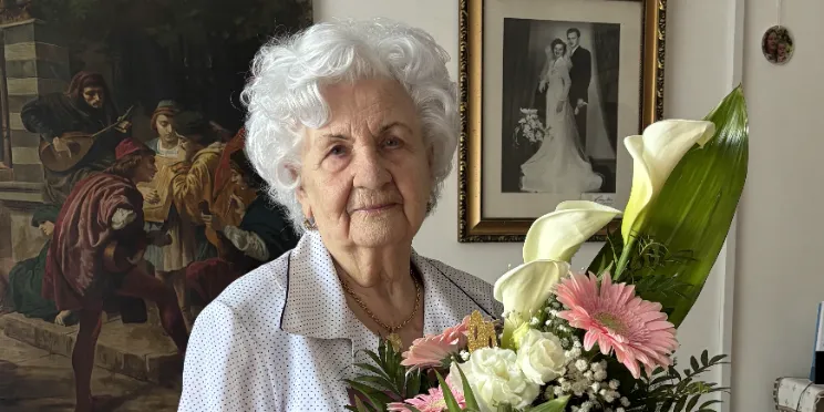 sáró sándor mátyásné köszöntése 90. születésnapja alkalmából képe