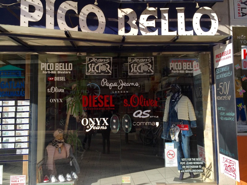 Pico Bello Jeans Sector Divatszaküzlet